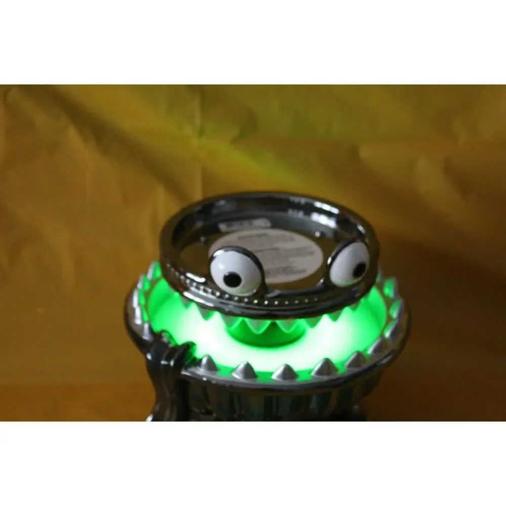 Bath & Body Works 2021 Monster Glow Halloween 3 Wick Jar Pedestal Candle Holder - Picture 4 of 11